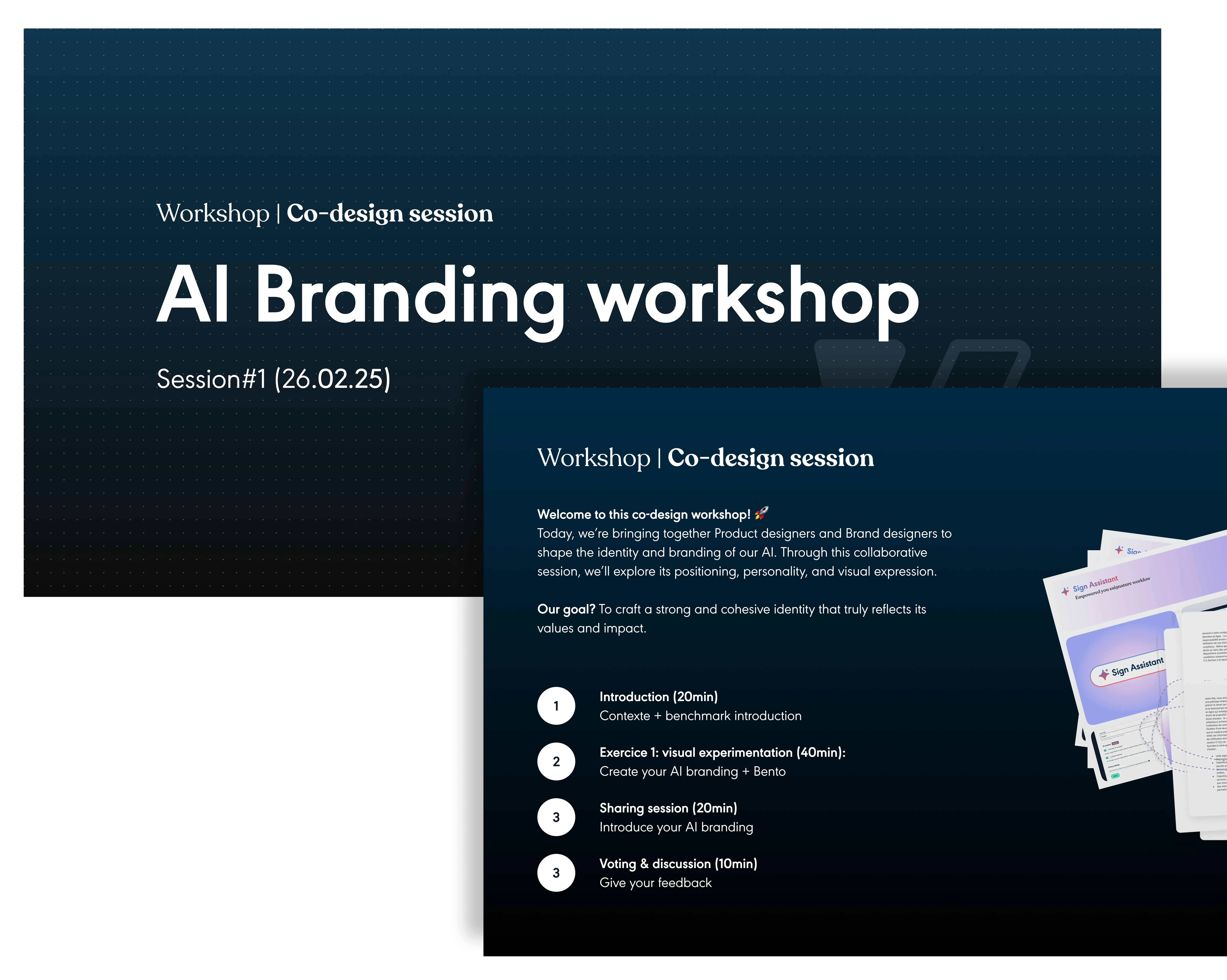 AI Branding workshop session