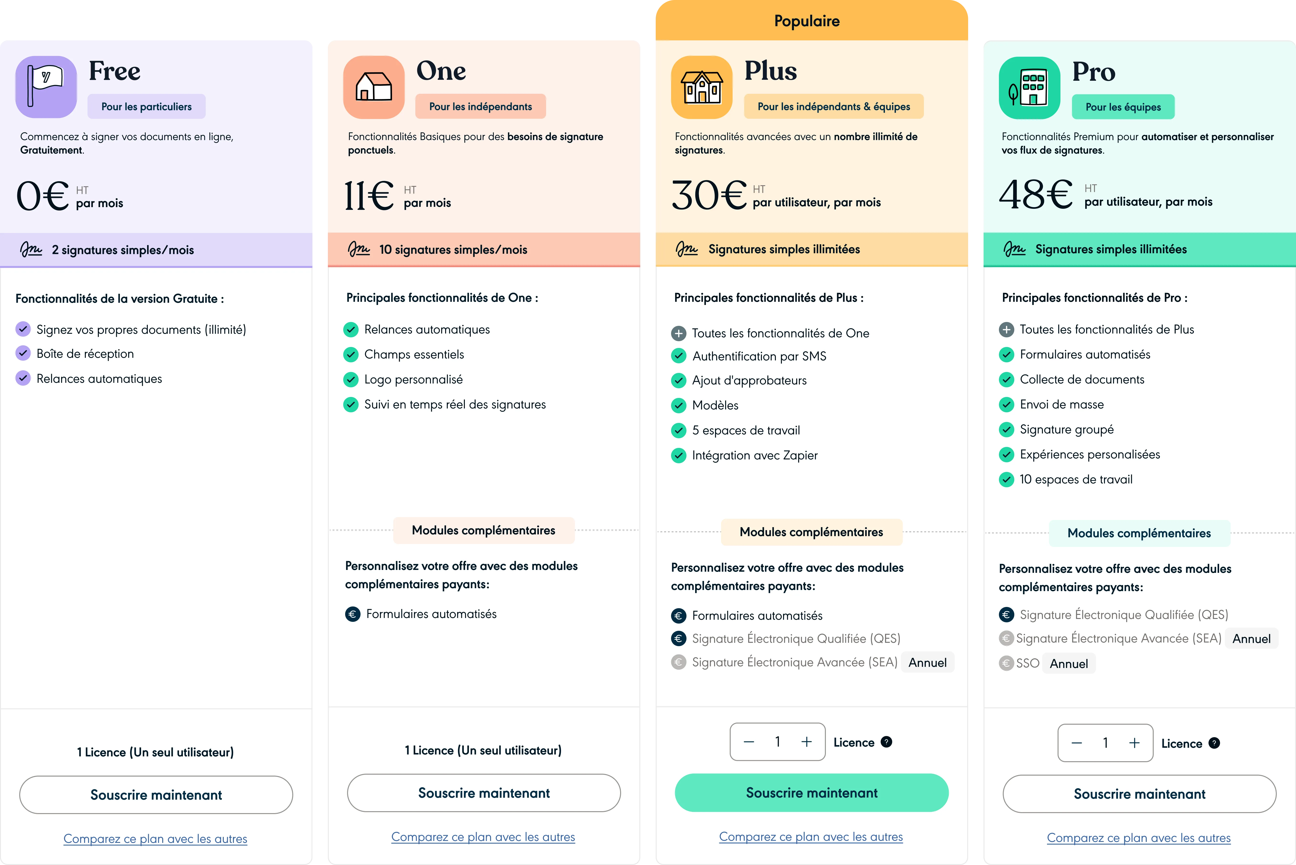 Pricing rework